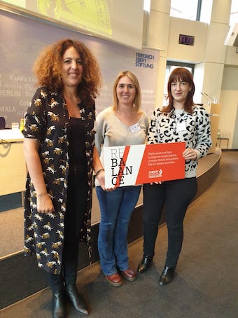 Rosa Gorgues y Lucía García Quismondo asisten en Berlín a una conferencia europea centrada en la conciliación de la vida laboral y familiar